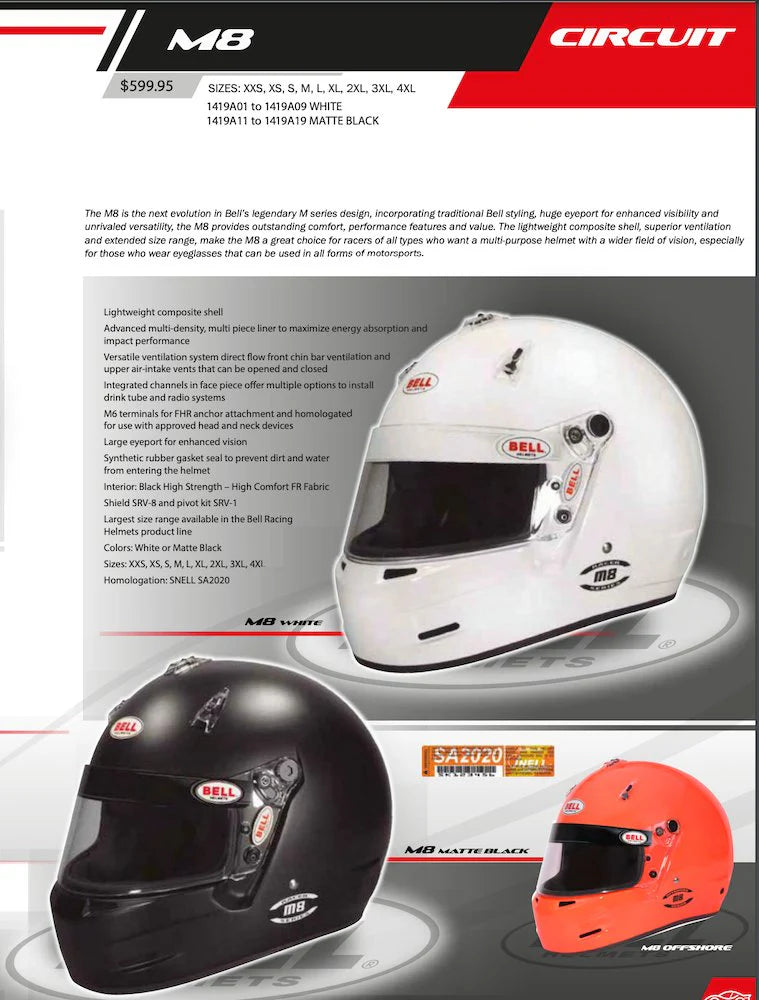 Bell M.8 Helmet SA2020